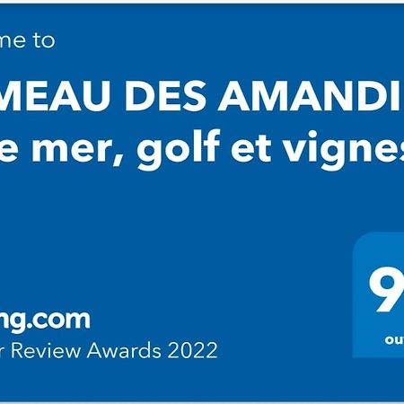 Hameau Des Amandiers - Vue Mer, Golf Et Vignes Appartement Saint-Cyr-sur-Mer Buitenkant foto